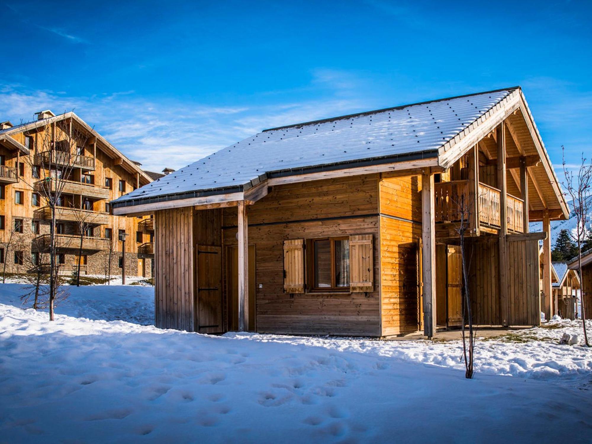 Chalet Mitoyen Duplex Avec Piscine Couverte, A 300M Des Pistes A Superdevoluy - Fr-1-504-491 Villa Exterior photo